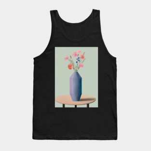 Fancy Flowers Vase Tank Top